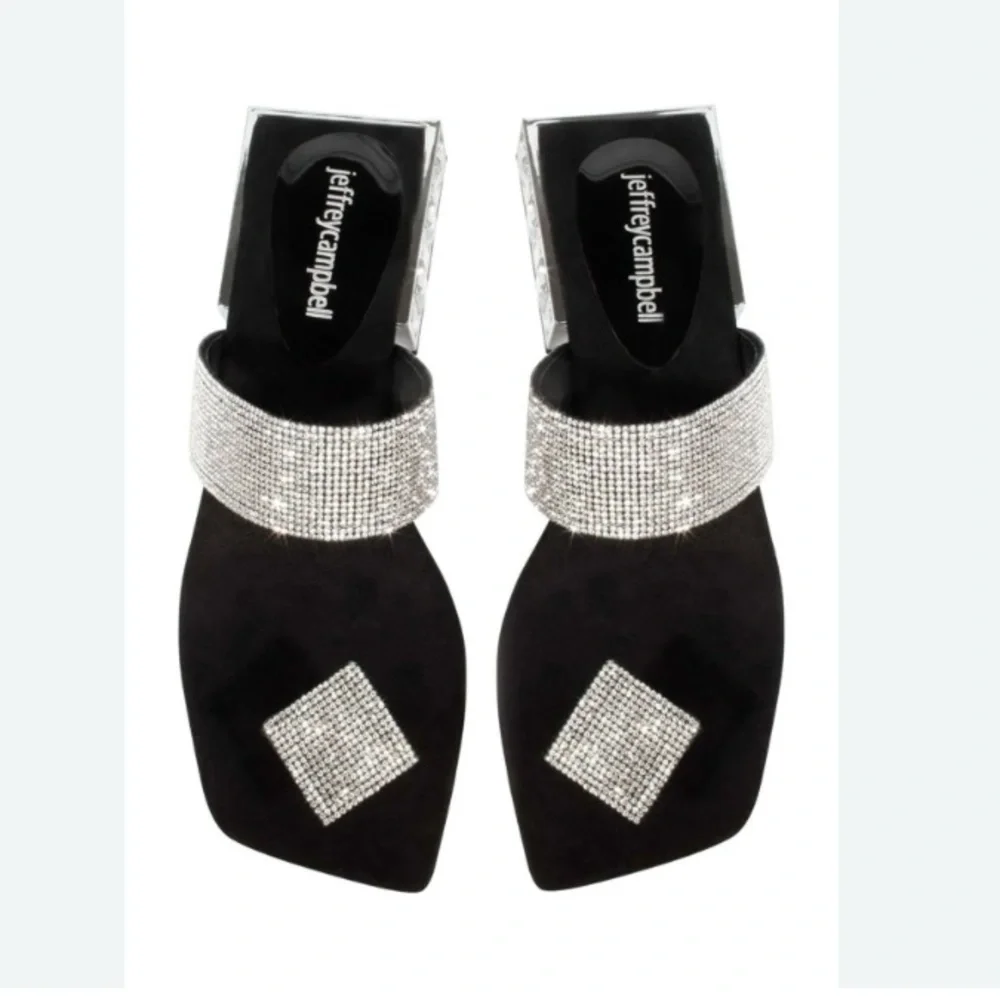 Jeffrey CampbellWomen's Main Event CrystalStatement Slide Sandal - Picture 3 of 7